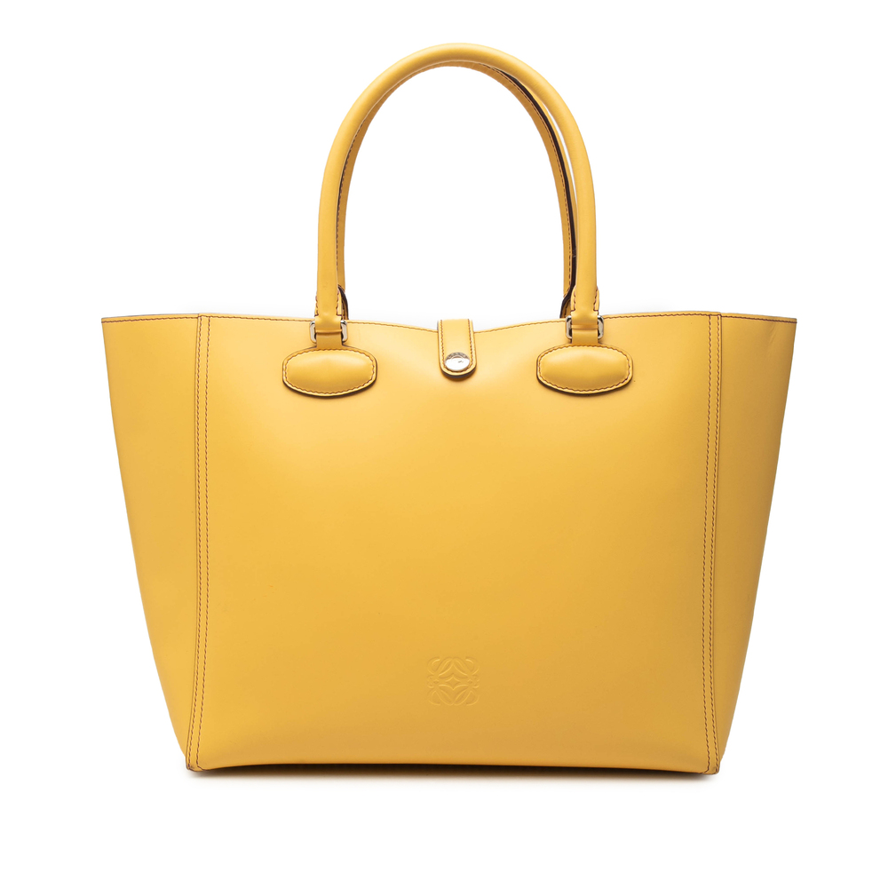 Pre-Loved LOEWE Leather Leo Tote